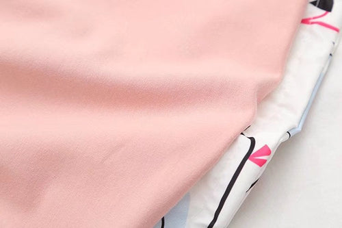Printed Loose Plus Size Long-sleeved Hooded Zipper Jacket Women