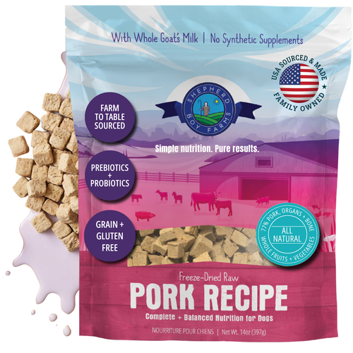 Freeze Dried Pork Recipe for Dogs