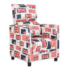 European Style Single Person Cloth Sofa