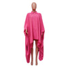 Plus Size Blouse Irregular Batwing Sleeve Dress