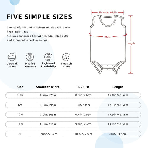 Create Your Own Soft And Skin-friendly Baby Cotton Sleeveless Romper