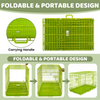 30 Collapsible Green Dog Crate GRN30