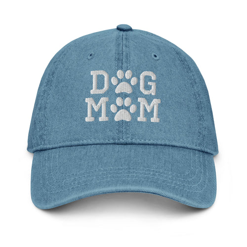 Dog Mom Denim Hat