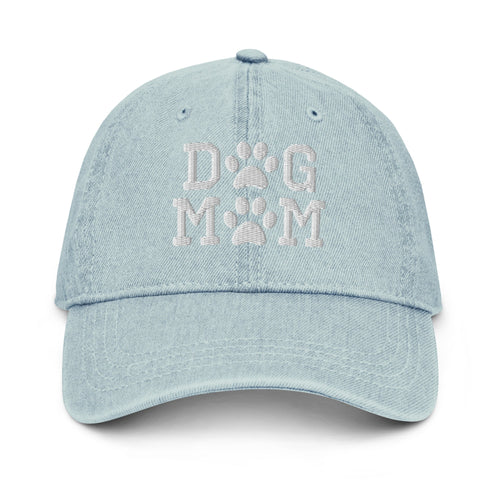 Dog Mom Denim Hat
