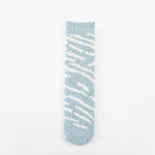 Coral Velvet Warm Sleeping Towel Socks