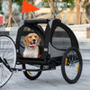 Dog Bike Trailer, Pet Stroller with Wheels for Medium Dogs