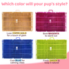 24-42 Collapsible Pink Dog Crate RED24-42