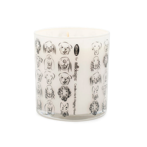 Dogs with Tag Jar Candle - Rolling in Grass Scent