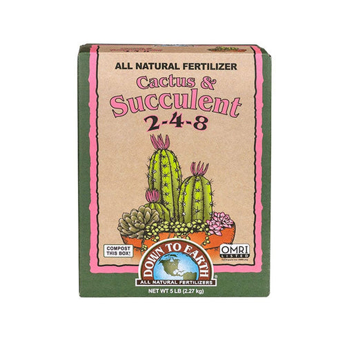 Down To Earth™, Cactus & Succulent 2-4-8, All Natural Fertilizer, Blended (5 LBS.)
