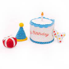 Zippy Paws Burrow Birthday Cake with playful designs and colorful accents.