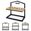 Adjustable Elevated Dog Feeder with 5 Height Settings - Premium Raised Pet Feeding Station with 2 Large Stainless Steel Bowls
