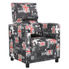 European Style Single Person Cloth Sofa