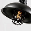 Retro Restaurant Restaurant Dining Table Single-head Iron Pot Cover Lampshade Chandelier