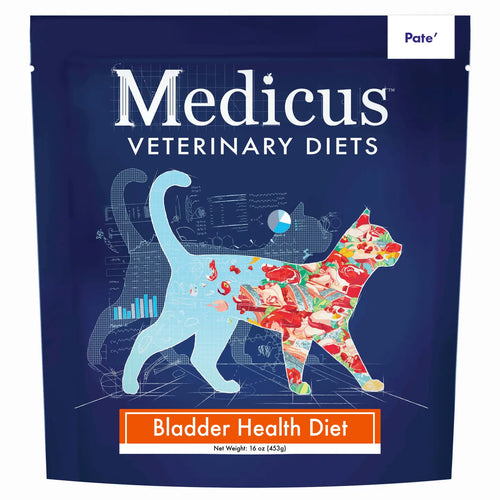 Medicus Bladder Health Diet For Cats  16oz Bag, Paté