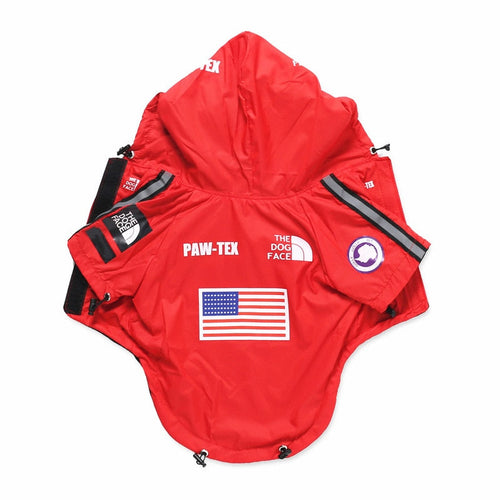The Dog Face Windproof Waterproof Reflective Pet Cat Dog Jacket