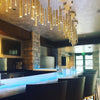 Carved Hollow Tube Bar Creative Bar Chandelier