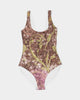BEAUTIFUL PURPLE GITTER DESIGN CREATED BY FLIPSTYLEZ Women's All-Over Print One-Piece Swimsuit