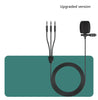 Lavalier Microphone Monitor Line Video Live Mini Interview Recording Equipment