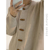 Women's Winter New Horn Button Sweater