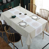 Printed Check Thickened Round Table Wash Free