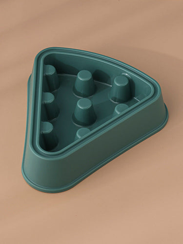 Pizza Shape Slow Feeding Pet Bowl