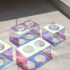 Acrylic Glass Pet Dazzling Food Bowl