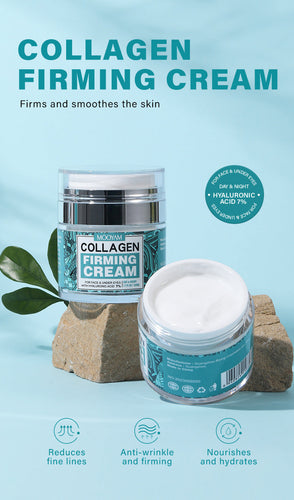 Anti-Wrinkle Face Cream Containing Hyaluronic Acid Hydrating High Moisturizing Fade French