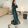 Early Autumn New Product Pure Color Shirt-style Lace Fish