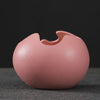 Eggshell Living Room Ceramic Hydroponic Vase Pot Desktop Flower Small And Simple Indoor Green Dill