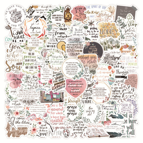 Cross-border Bible Graffiti Notebook Luggage Scooter Waterproof Stickers