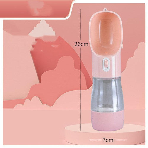 2-in-1 Pet Travel Water Bottle