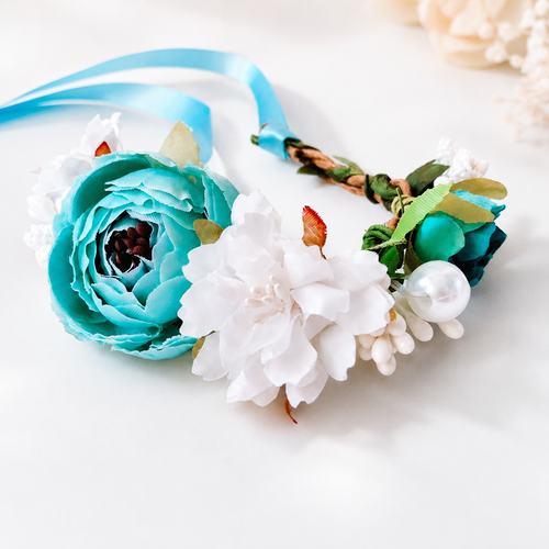 Pet Floral Crown Headpiece Bride Wedding