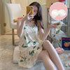 Summer Suspender Nightdress Women''s Bra Pajamas  Pure Cotton
