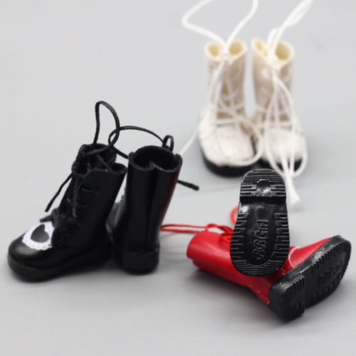 BJD Doll Boots Strap Printing Heart-shaped Doll Dress-up 41 Shoes