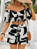 European And American Summer Women's Casual Shorts Suit Two-piece Set