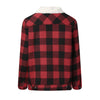 New Red plaid Winter jacket for women