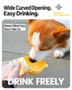 2-in-1 Portable Pet Water Bottle with Food Container