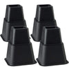 8 Bed Feet Set Plastic Heightening Pad Table Feet Load-bearing Anti-wear Table Mat