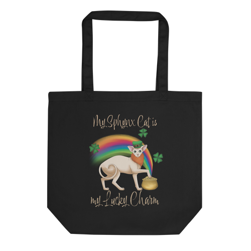 MY SPHYNX IS MY LUCKY CHARM ECO TOTE
