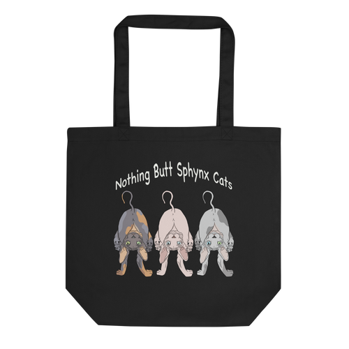 NOTHING BUTT SPHYNX CATS ECO TOTE