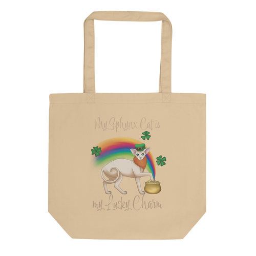 MY SPHYNX IS MY LUCKY CHARM ECO TOTE