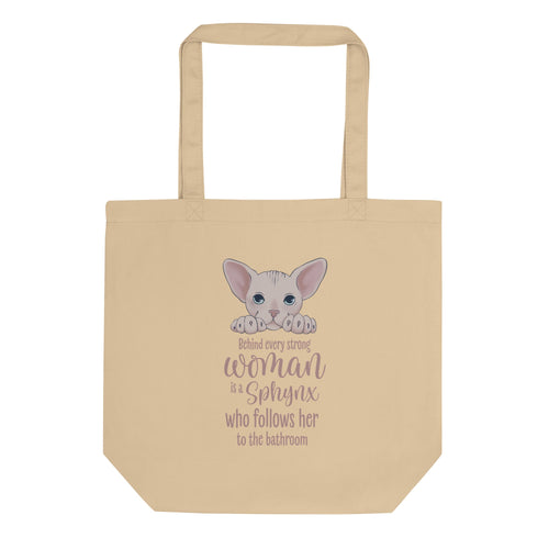 BEHIND EVERY WOMAN SPHYNX TOTE