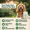 Natural Dog Ear Cleaning Wipes | EcoBark Coconut Finger Wipes (50 Count)