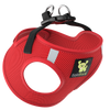 EcoBark Step In Dog Harness - XXXS to Small Breeds- Reflective Soft Mesh Harness for Teacup, Small Dogs and Puppies / Red