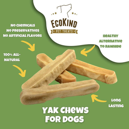EcoKind Himalayan Yak Cheese Dog Chew | All Natural Premium Dog Treats