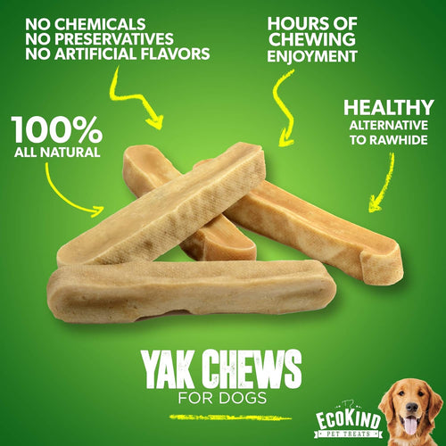 EcoKind Himalayan Yak Cheese Dog Chew | All Natural Premium Dog Treats