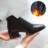Cowhide Single Shoes Womens New Four Seasons Versatile