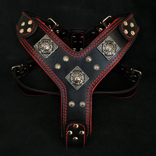The Eros harness black & red