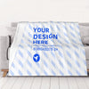 Create Your Own 80x60in Horizontal Skin-friendly Breathable Flannel Blanket