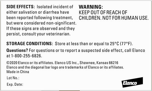 Elanco Tapeworm Cat Dewormer, 3 Tablets